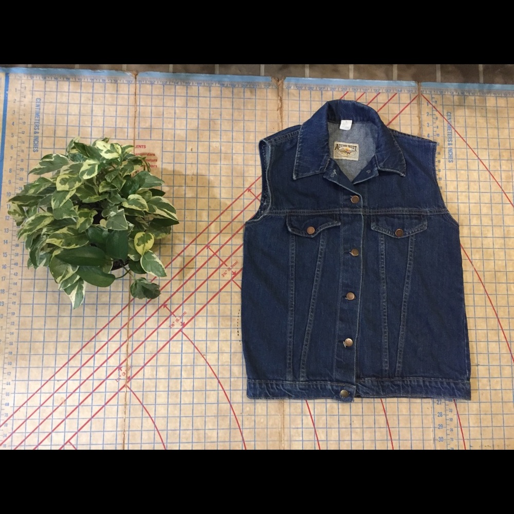 Vintage denim vest by Action West